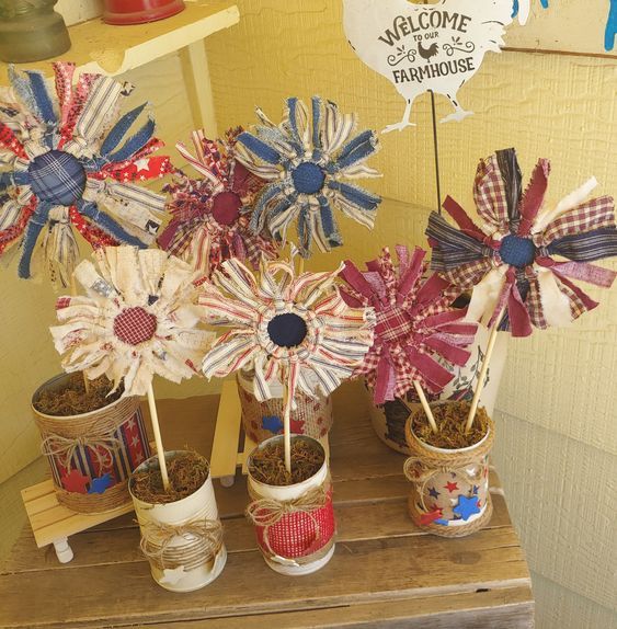 rag flowers